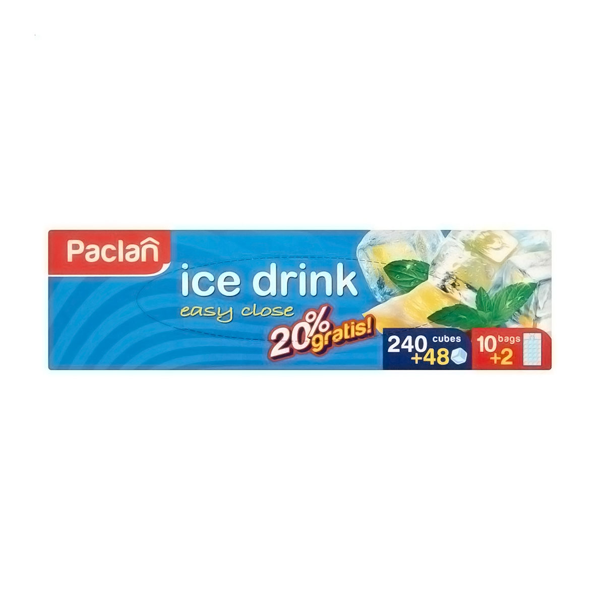 Пакети для льоду Paclan Ice Drink, 12 шт